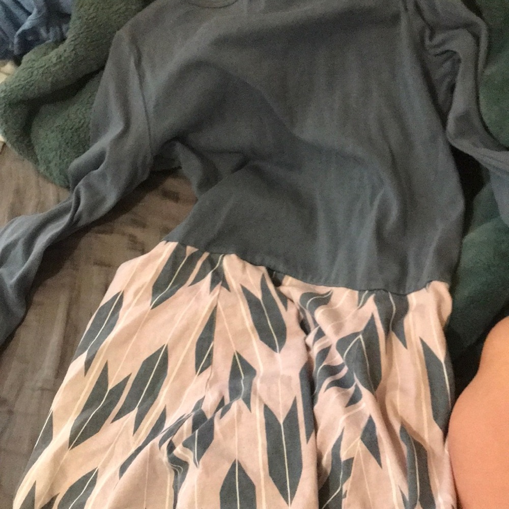 Dress blue pink
